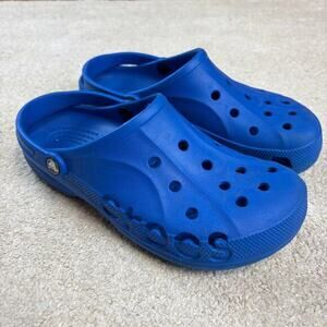 Crocs Unisex Baya Clog Sandals Bright Cobalt Blue Men's 9 Women's 11